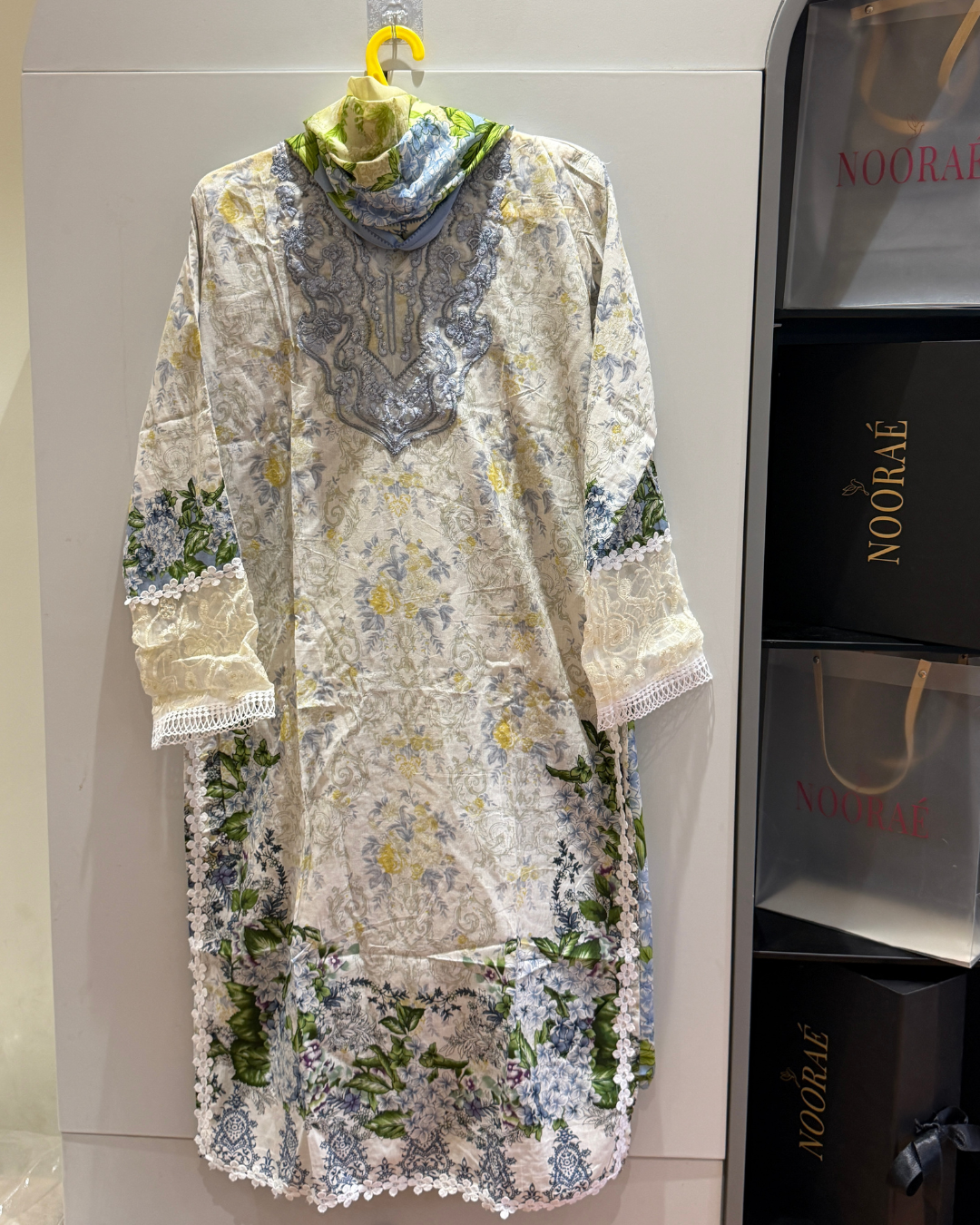 Serene Blossom Luxury Suit Set
