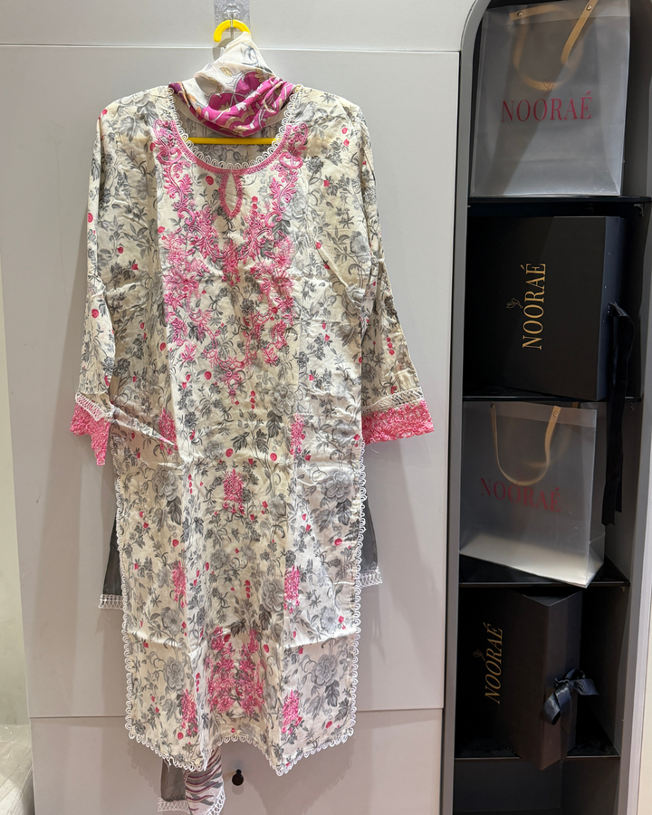 Pastel Bloom Luxury Suit Set